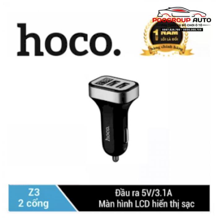 CHÍNH HÃNG - SẠC NHANH ] Củ sạc ô tô Hoco Z3 BẢO HÀNH 1 ĐỔI 1 LỖI SX