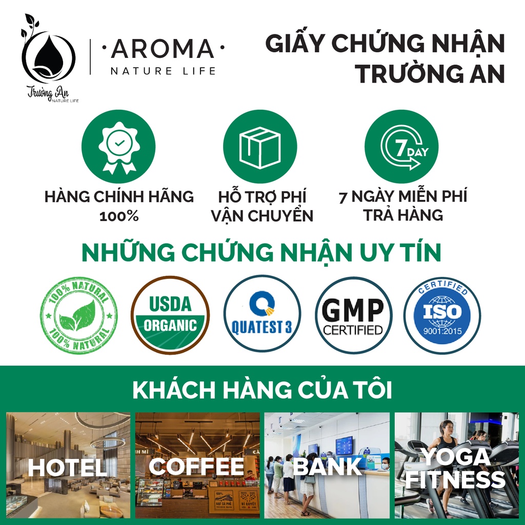 Tinh dầu Sả Java nguyên chất hữu cơ TRƯỜNG AN khử mùi làm thơm phòng sát khuẩn thư giãn an toàn cho mẹ và bé/ Oải Hương.