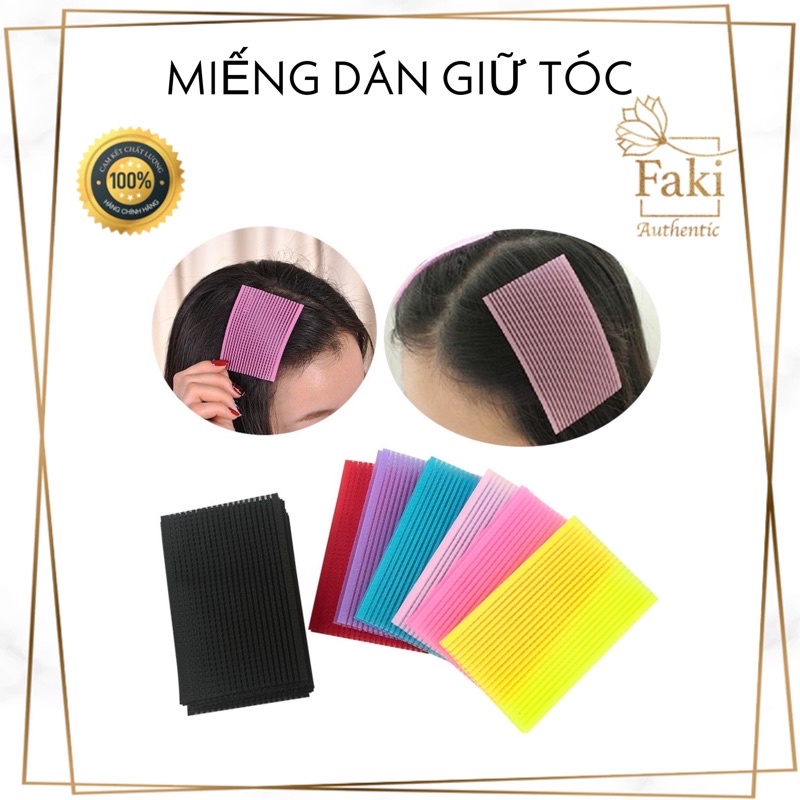 Miếng dán giữ tóc mái thiết kế đơn giản tiện dụng 1 cặp / set