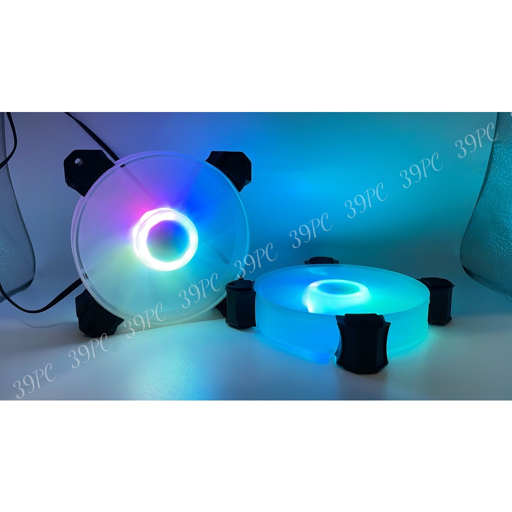 Fan Tản Nhiệt Làm Mát Máy Tính 5 Màu, Rainbow, fan RGB New - Có Kèm Ốc