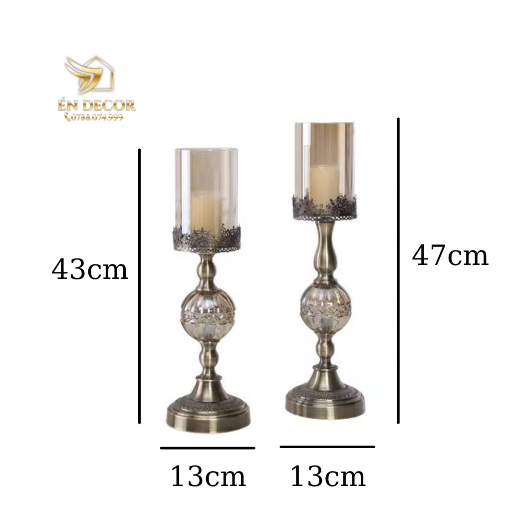 Chân Nến Trang Trí, Chân Nến Decor Trang Trí Nhà Cửa, Én Decor