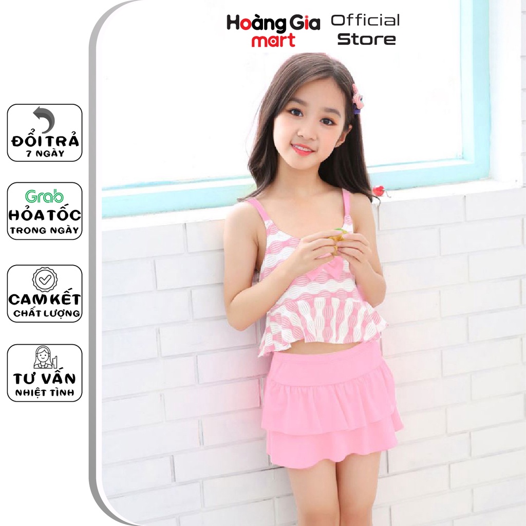 Đồ bơi trẻ em cho bé gái vải co giãn 4 chiều thoáng mát cao cấp mã S21