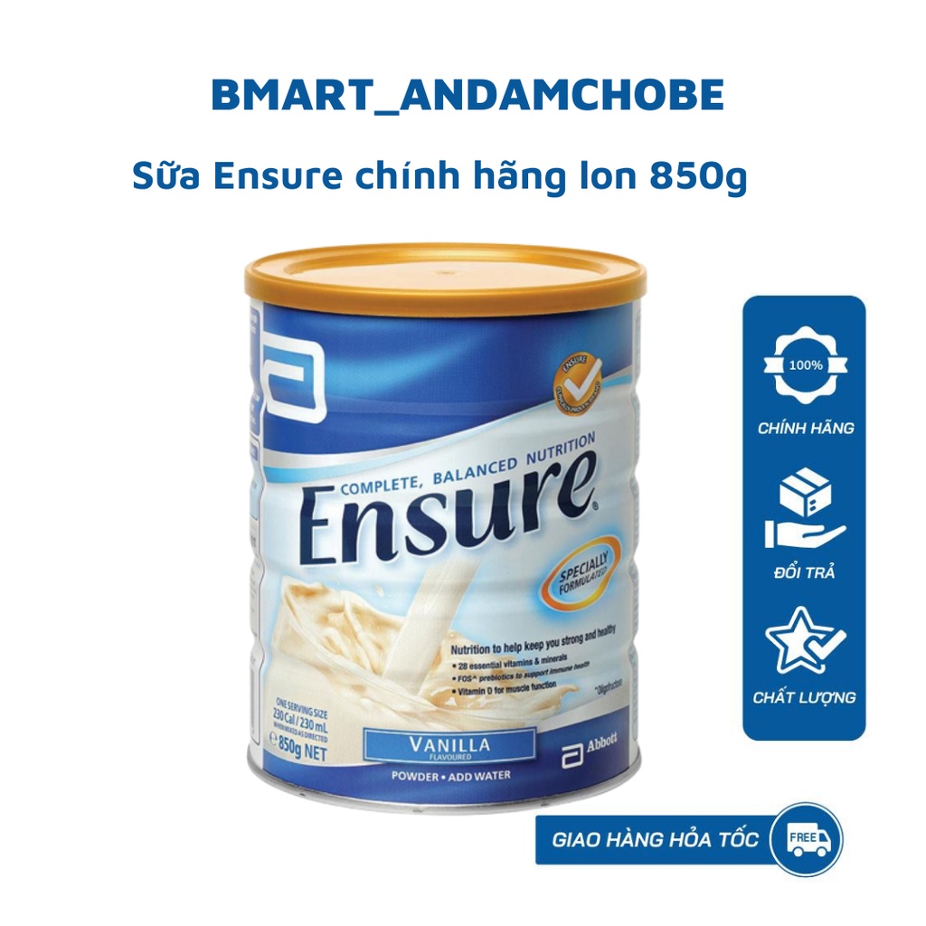 [8/2023] Ensure 850gr hàng Úc.