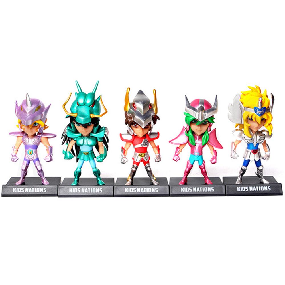 DARNELL Set 5 Mô Hình Nhân Vật Hoạt Hình Saint Seiya