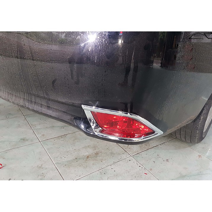 Ốp đèn gầm sau Vios 2014-2017 mạ crom 2 chi tiết