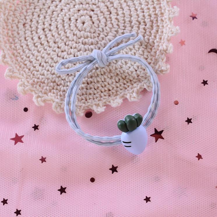 Chun buộc tóc đính củ cà rốt   Clovershop68