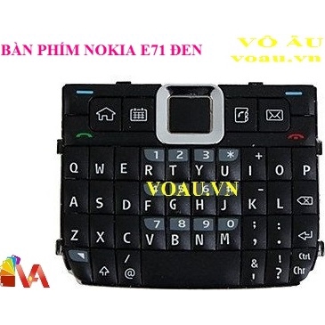 PHÍM NOKIA E71 MÀU ĐEN