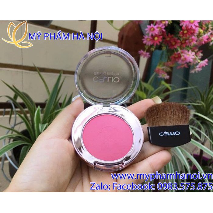 PHẤN MÁ HỒNG CELLIO SHINING BLUSHER CAO CẤP