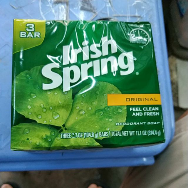 Xà phòng diệt khuẩn Mỹ Irish Spring deodorant Soap Original 106.3 gam | BigBuy360 - bigbuy360.vn