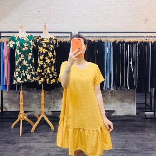 Đầm xoè đuôi cá