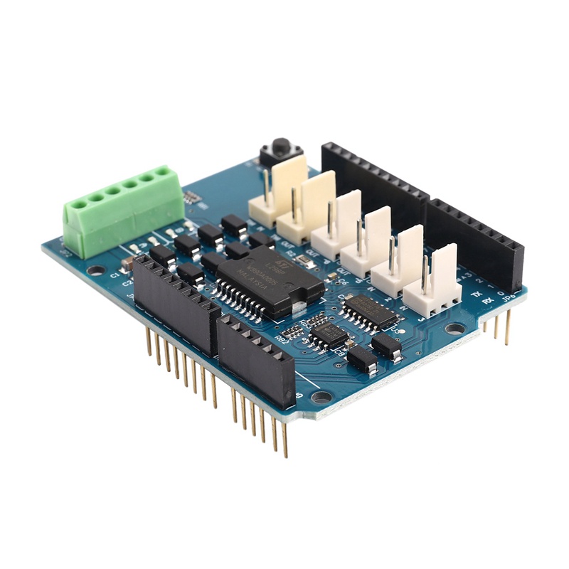 L298N L298P 4A Dual Channel Motor Driver ule Shield R3 for Arduino 5V - 12V Free Running Stop and Brake Function