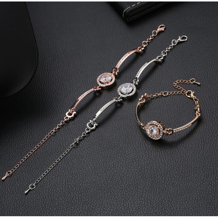 Vòng tay SKMEI 8881 chất liệu bạc phối pha lê zircon sang trọng thời trang Hàn Quốc | BigBuy360 - bigbuy360.vn