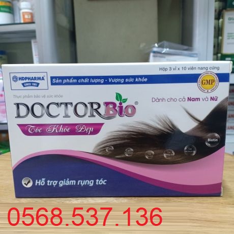 DOCTOR Bio Hỗ trợ nguy cơ rụng tóc, hạn chế bạc tóc giúp mọc tóc nhanh, giảm rụng tóc Doctorbio