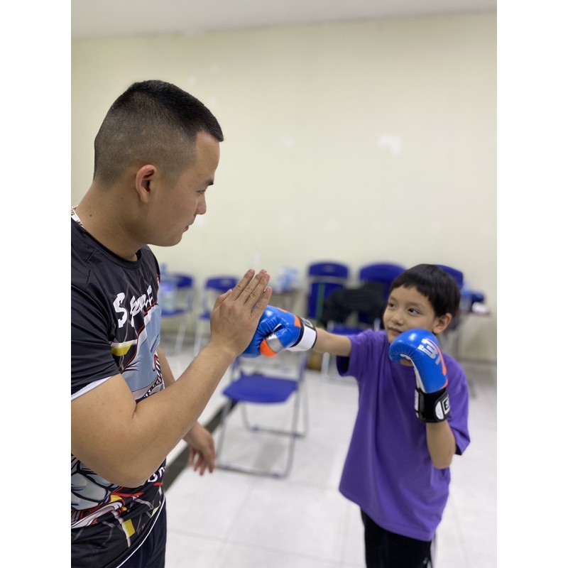 Găng tay đấm bốc trẻ em găng tay boxing cao cấp BN 6oz