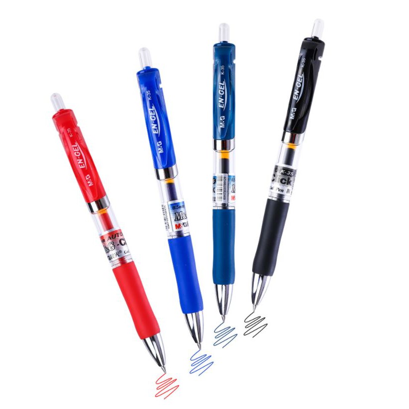 Bút Gel luyện chữ Hán, luyện thư pháp bút sắt M&G K35  ngòi 0.5mm
