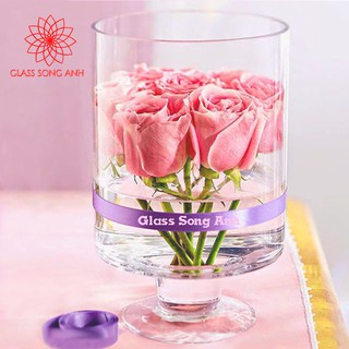Bình bông lọ hoa ly ống trang trí d10xh20cm