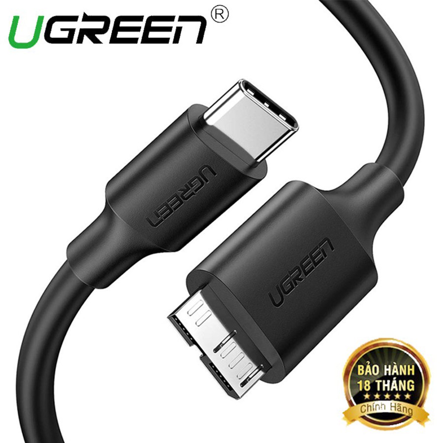 Ugreen 20103 - Cáp USB Type C sang Micro B dài 1m truyền dữ liệu - HapuStore