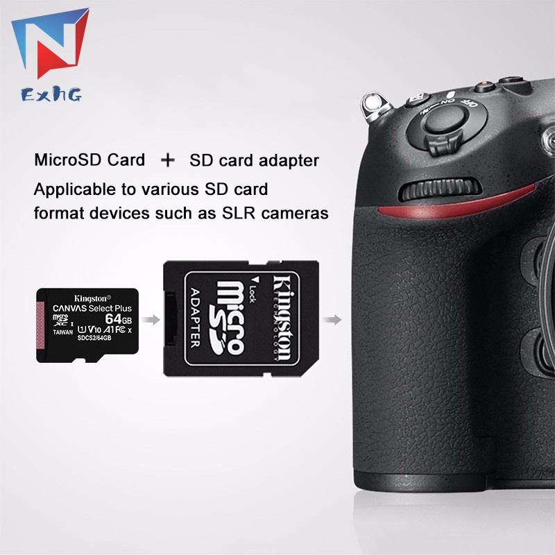 Thẻ Nhớ Kingston Sd Kingston 16 / 32 / 64 / 128 / 256gb 1t Chất Lượng Cao Siêu Bền Thiết Kế Tiện Dụng