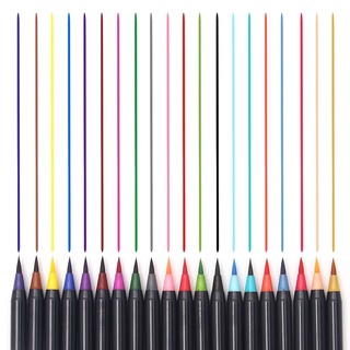 Bộ 20 bút lông màu nước cao cấp water color brush pen tặng 1 cọ water - ảnh sản phẩm 6