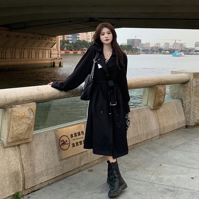 TKLIHN Áo khoác Măng tô ULZZANG dáng dài hot FASHIONITA 2021 KÈM 2 ẢNH THẬT CUỐI