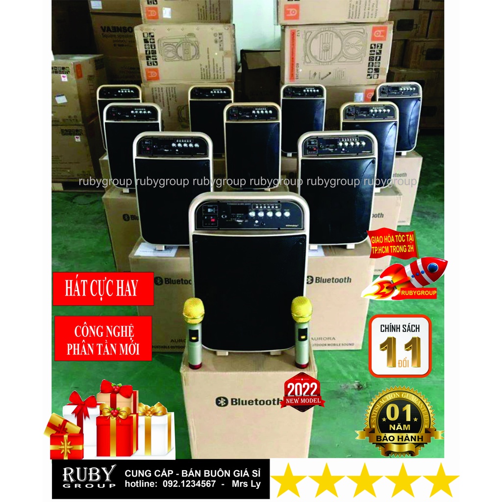 LOA KÉO KARAOKE AURORA-MX HÁT SIÊU NHẸ, NGHE NHẠC CỰC HAY- RUBYGROUP