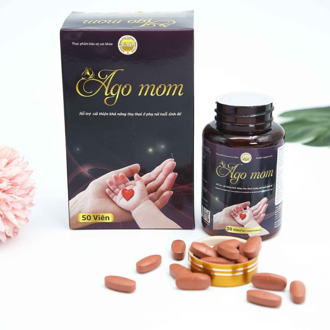 Ago Mom - Hỗ trợ tăng khả năng thụ thai, giảm vô sinh hiếm muộn ở phụ nữ (50 viên)