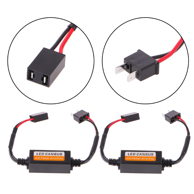 Set 2 Bộ Giải Mã Điện Trở Đèn LED Canbus Không Dây Chuyên Dụng Cho Xe Hơi