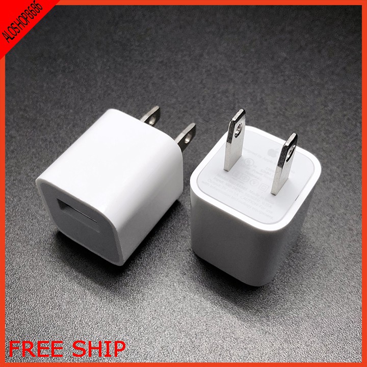 [FREE SHIP ĐƠN 50K] Củ Sạc iphone Vuông 5V-1A - Tiêu Chuẩn Châu Âu ALOSHOP8686