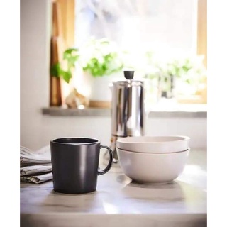 Cốc gốm đá men dinera ikea