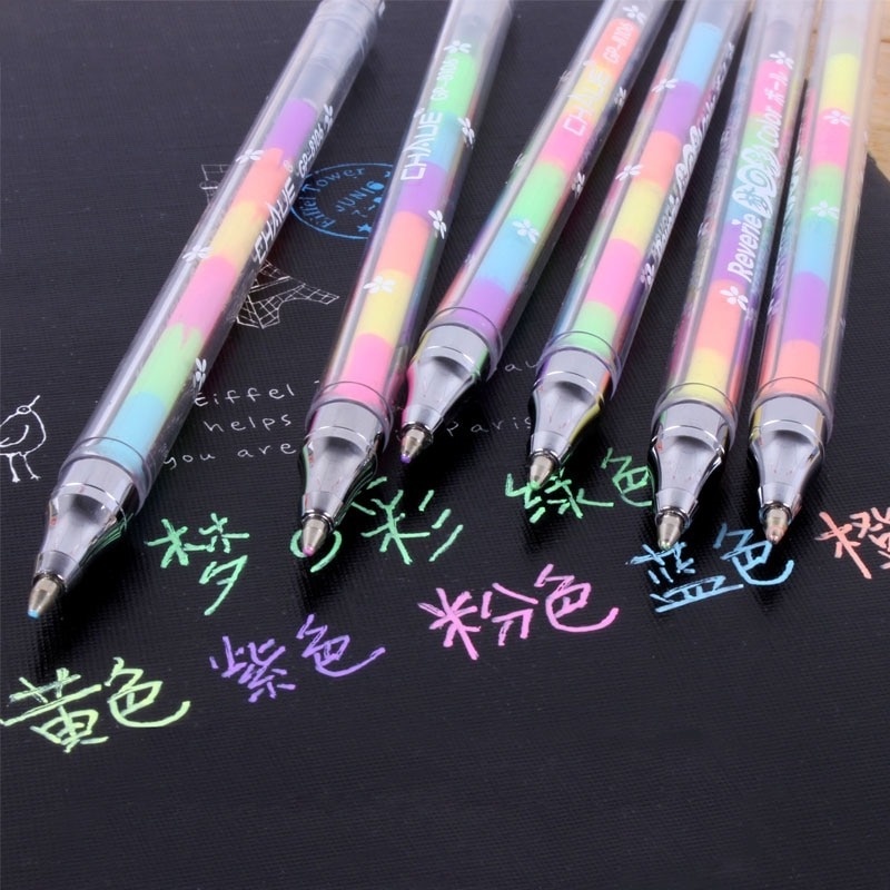 1 Bút dạ quang 6 phong cách Hàn Quốc độc đáo