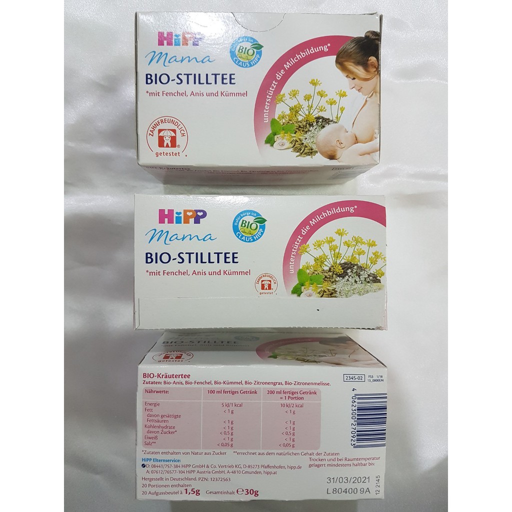 Trà lợi sữa Hipp Mama Bio Stilltee