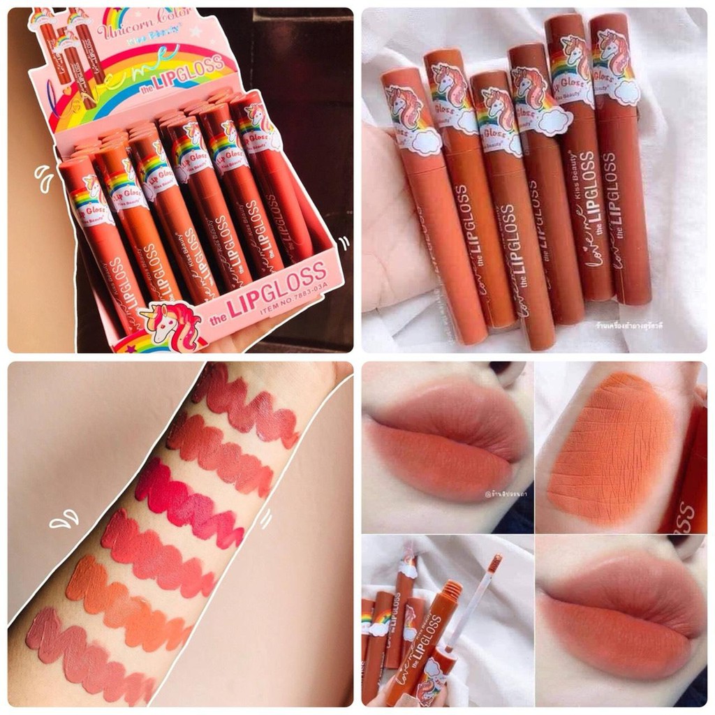 (hàng Mới Về) Son Môi Kiss Beauty Màu Nude 7883-03a | BigBuy360 - bigbuy360.vn