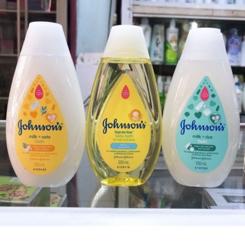 Sữa tắm Johnson's baby gạo sữa/ yến mạch 200ml