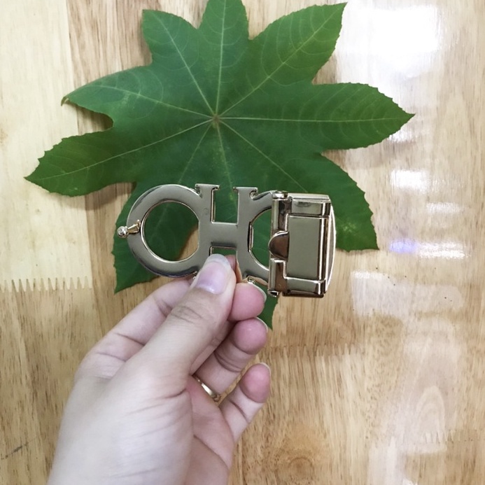 Mặt khóa đầu dây nịt nam chữ a siêu đẹp trơn GN8