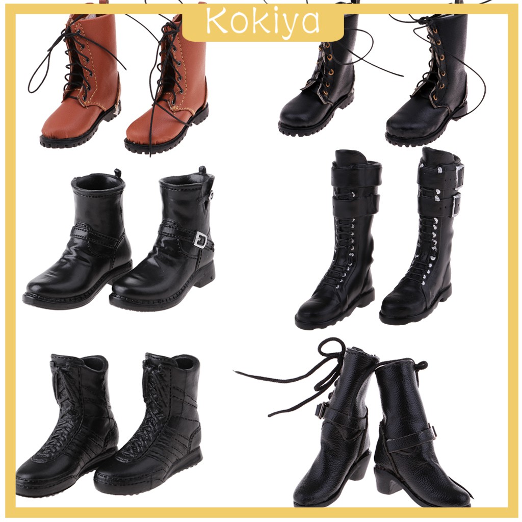 Giày bốt nam 12" tỉ lệ 1/6 độc đáo dành cho mô hình