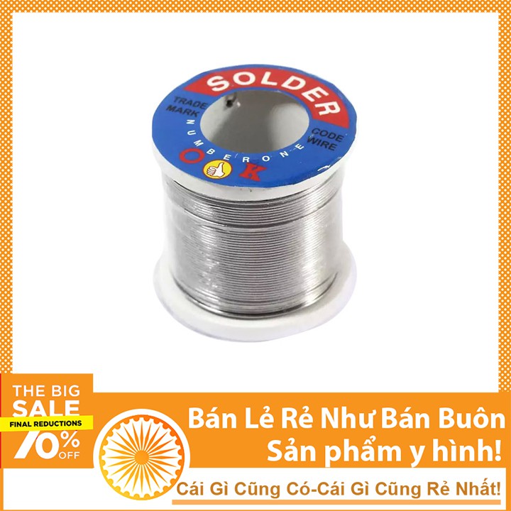 Thiếc Hàn SOLDEROk 0.8mm Cuộn To 100g Chất Lượng Cao