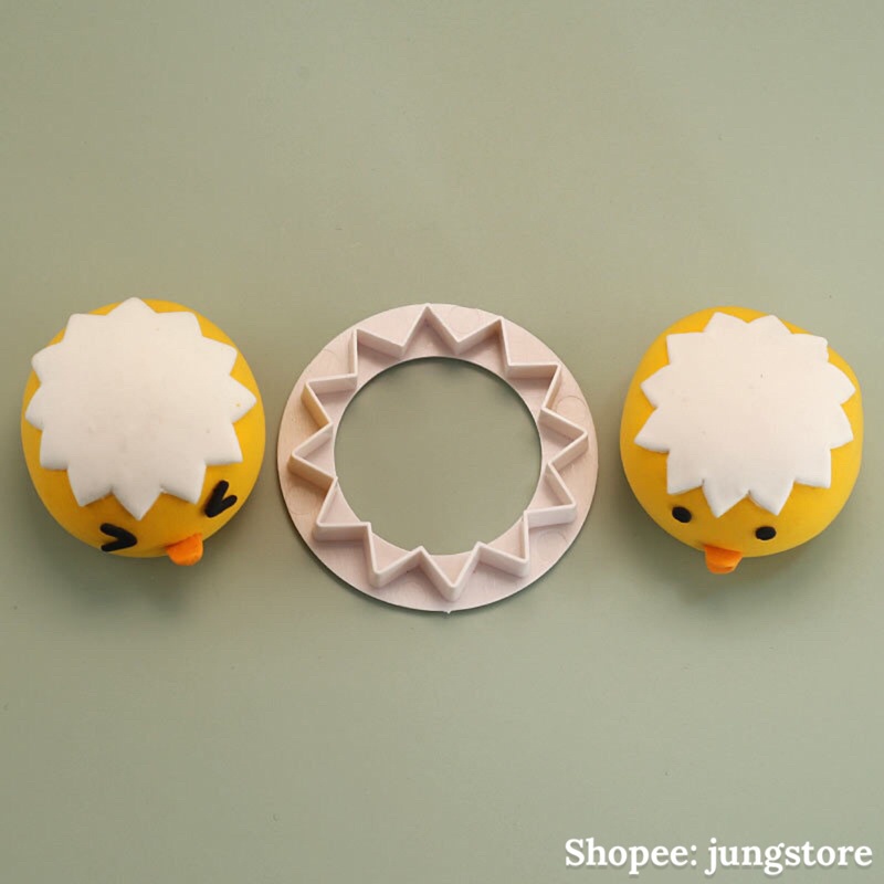 Khuôn bánh bao tạo hình mũ gà, mũ heo hình vỏ trứng