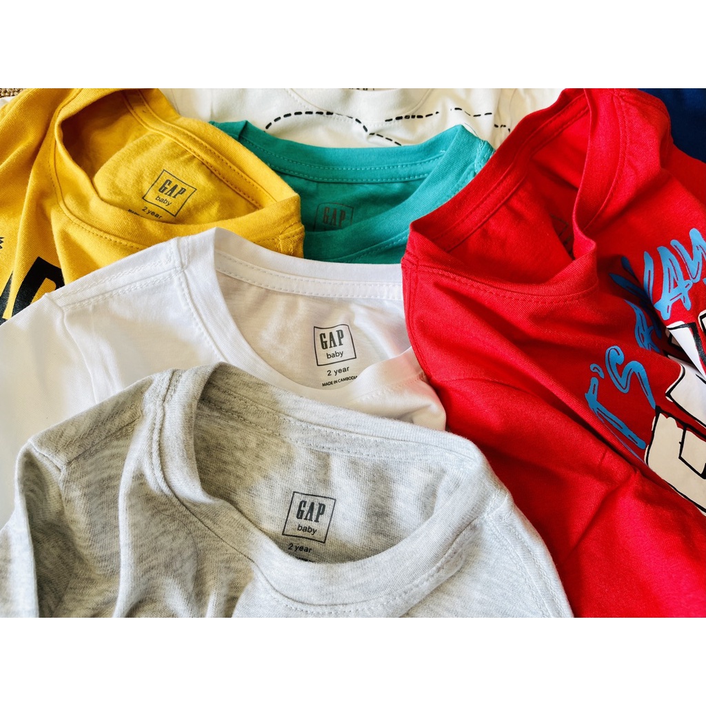 Áo thun bé trai cộc tay 1 tuổi đến 5 tuổi, xuất dư thun cotton ATCC - Bebefamilyshop
