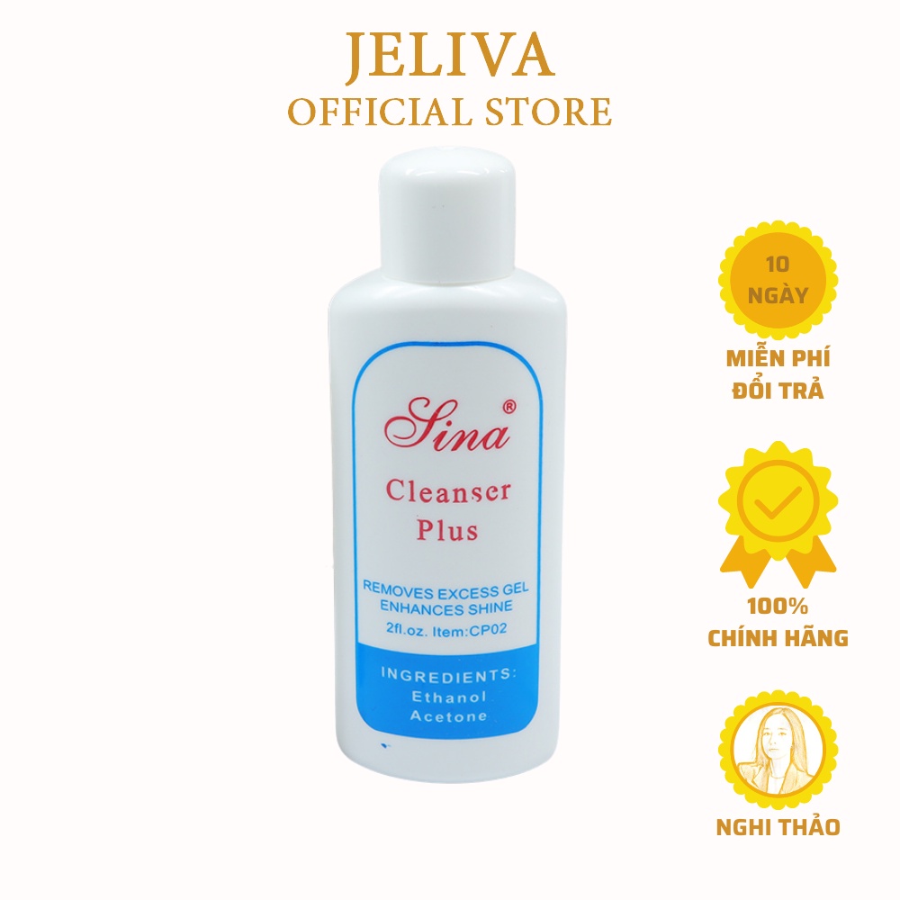 Nước lau gel nail sina JELIVA 60ml
