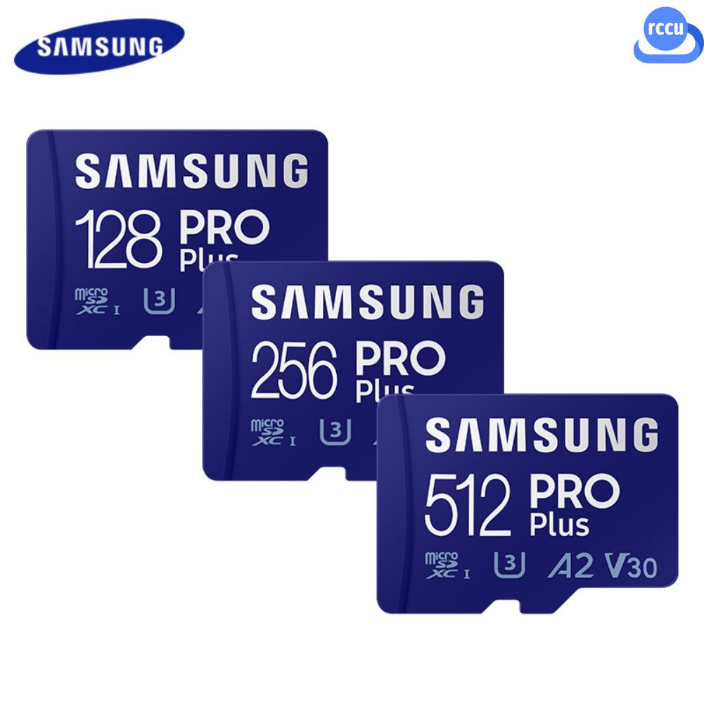 Thẻ nhớ Micro Camera Samsung Pro Cộng Với Thẻ Nhớ 512GB 256GB 128GB U3 V30 A2 Tốc Độ Cao Class 10 TF thẻ UHS-I 64GB U1 A1 V10 EVO CỘNG VỚI Micro SD Thẻ 『 rccu ID 』
