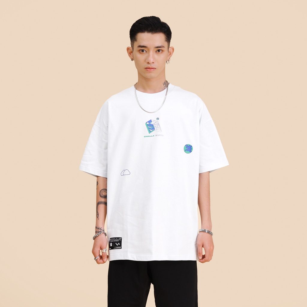 Áo thun unisex SWALLA WORLDPEACE 100% PREMIUM COTTON - LOCAL BRAND chính hãng