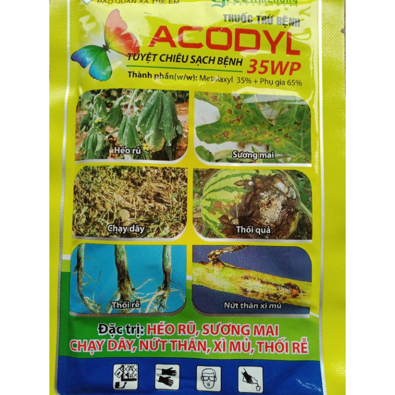 CHẾ phẩm trừ nấm bệnh [ ACODYL35wp tuyệt chiêu sạch bệnh]