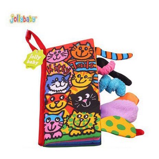 Sách vải - jollybaby - kitty tails - đoán đuôi con mèo
