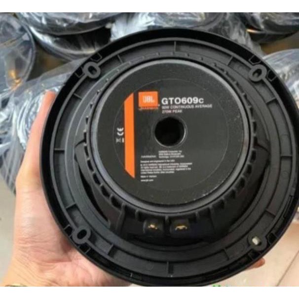 Đôi loa cánh JBL GTO609C cao cấp kèm phân tần và loa treble trép thế hệ mới BH 1 năm