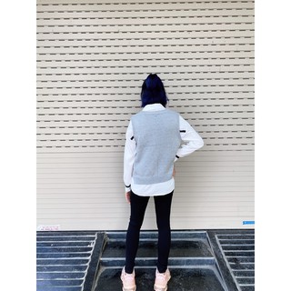 Áo len gile có túi ngực siêu chất