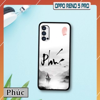 Ốp lưng  Oppo Reno 5 Pro-in chữ thư pháp