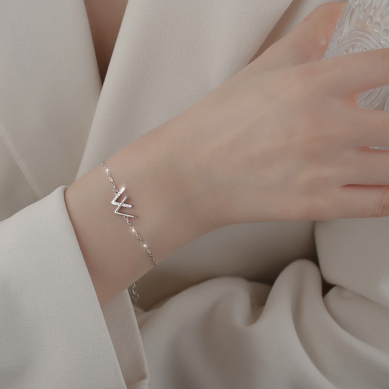 Vòng Đeo Tay Đính Đá Zircon Thời Trang Hàn Quốc Dành Cho Nữ