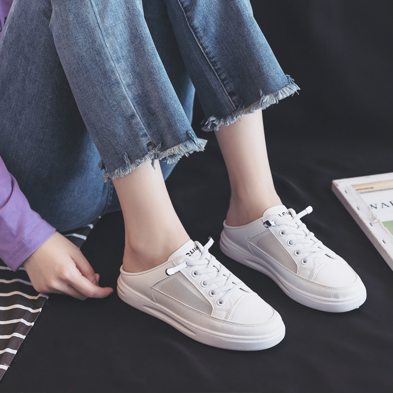 Giày hở gót IELGY thời trang nữ mũi tròn thanh lịch