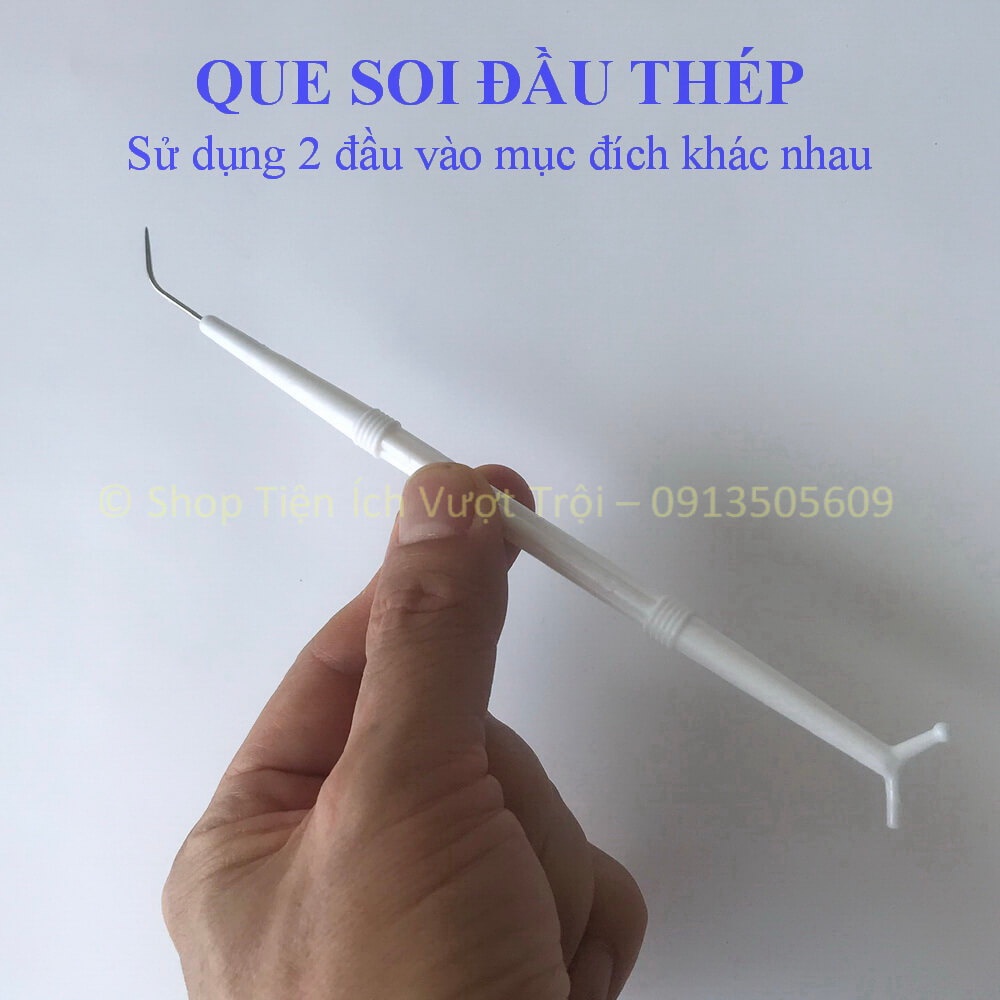 Bộ kiểm tra chăm sóc răng miệng tại nhà, gương nha kiểm tra răng miệng, nhíp gắp-Shop Tiện Ích Vượt Trội