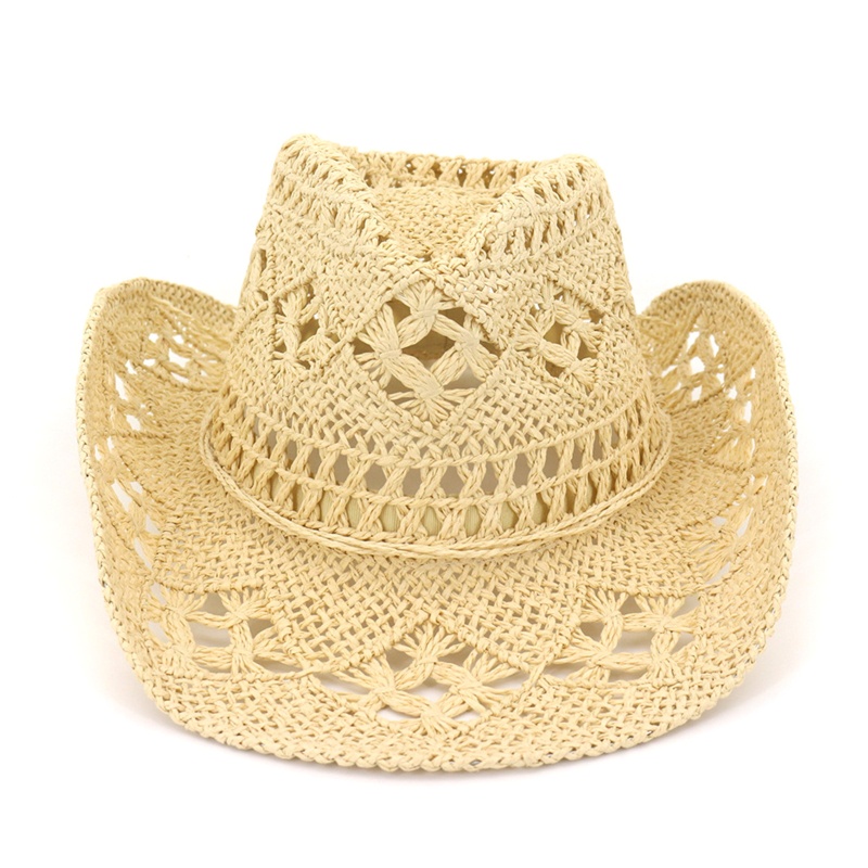 Mũ Cao Bồi Đan Bằng Tay Đơn Giản Phong Cách Cao Bồi Cho Nam Và Nữ